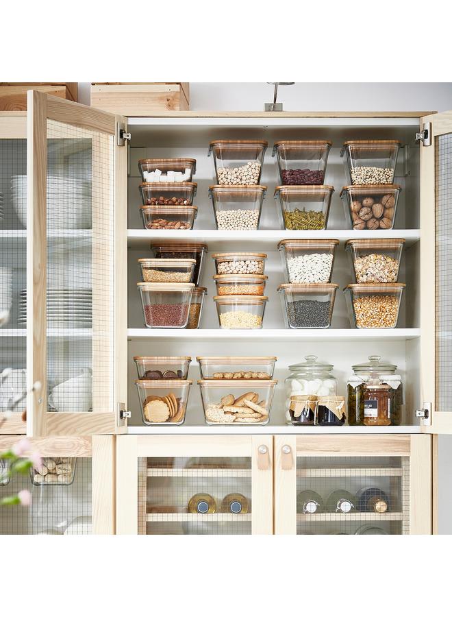 زبون غطاء مربع/خيزران - Image 4