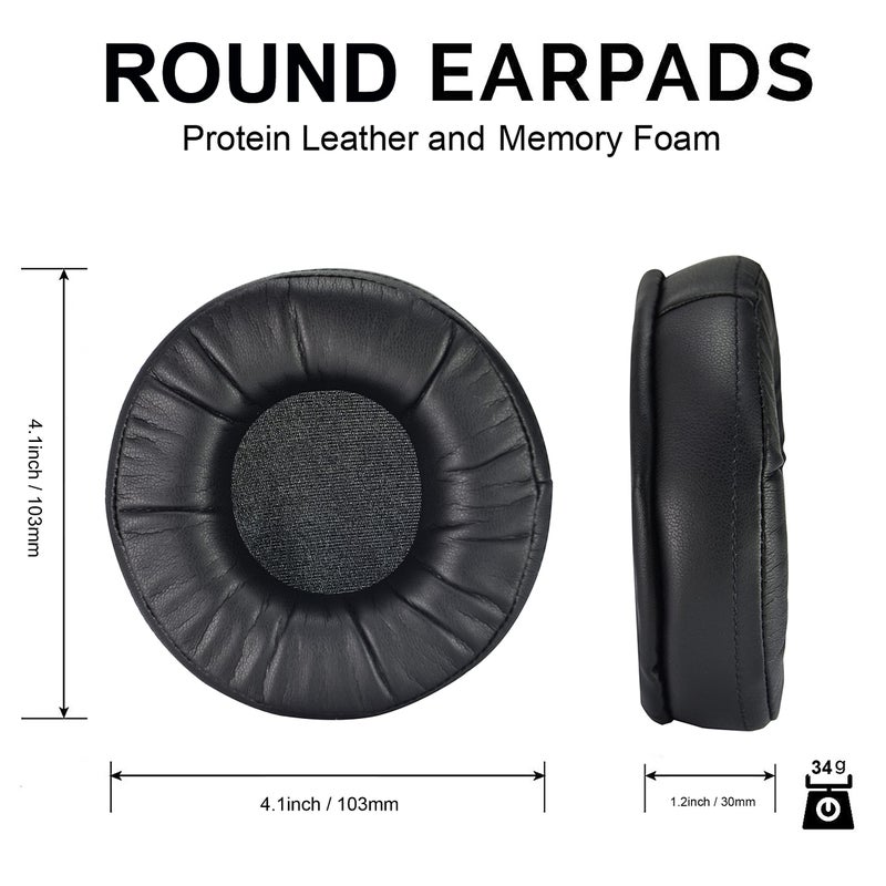 defean DT990 Ear Pads - defean Replacement EarPad Ear Cushion Cover Earpads Compatible with beyerdynamic DT990 / DT880 / DT770 PRO Headset,Softer Leather,High-Density Noise Cancelling Foam, Added Thickness - Image 2