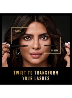 Max Factor ماسكارا ماستربيس 2 في 1 لاش واو 001 أسود  - Image 4