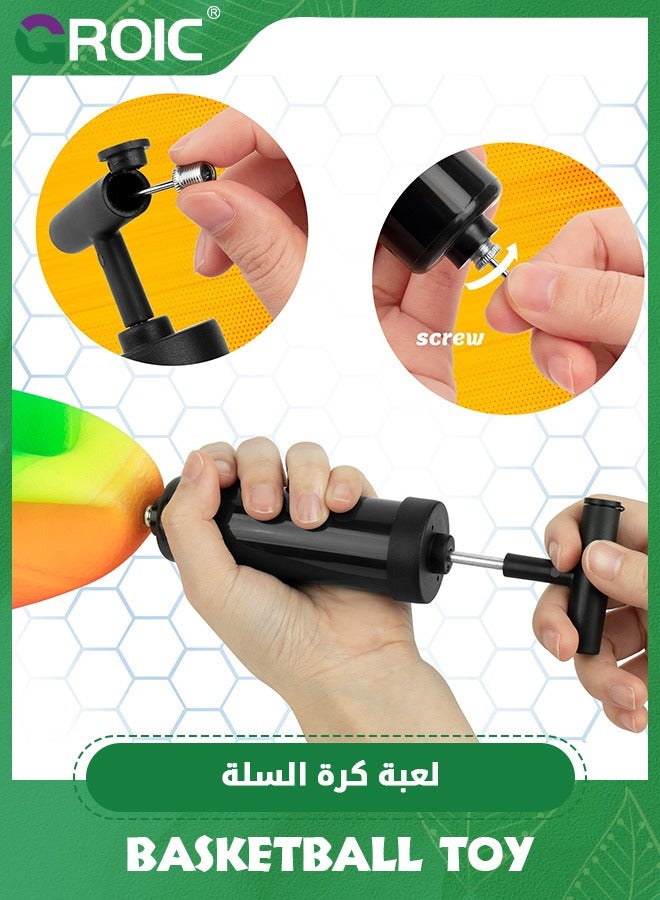 GROIC 3 Pcs Colorful Sports Balls Pack of 3,Football, Basketball, and Volleyball for Playground,Inflatable Multi-Sport Ball Set,Kids Outdoor Activities,Playground Balls - Image 2