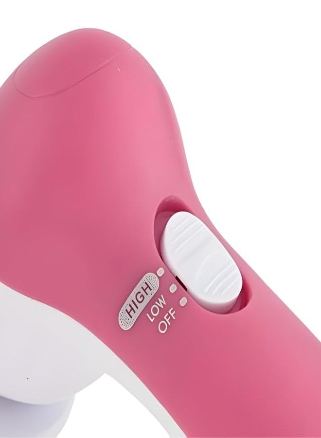 Lapras مجموعة فرشاة تنظيف الوجه 5 في 1 من لابراس 15 ييرس جورانتي لتنظيف المسام بعمق، والتقشير، والتدليك، والعناية بالبشرة، أداة تنظيف الوجه المحمولة للنساء والرجال، لطيفة على جميع أنواع البشرة. - Image 3