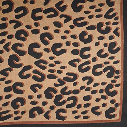YOUR SMILE Silk Like Leopard Scarf Square Satin Hair Scarf Fashion Neck Scarfs for Women 27'' x 27'',Leopard Print - Image 5