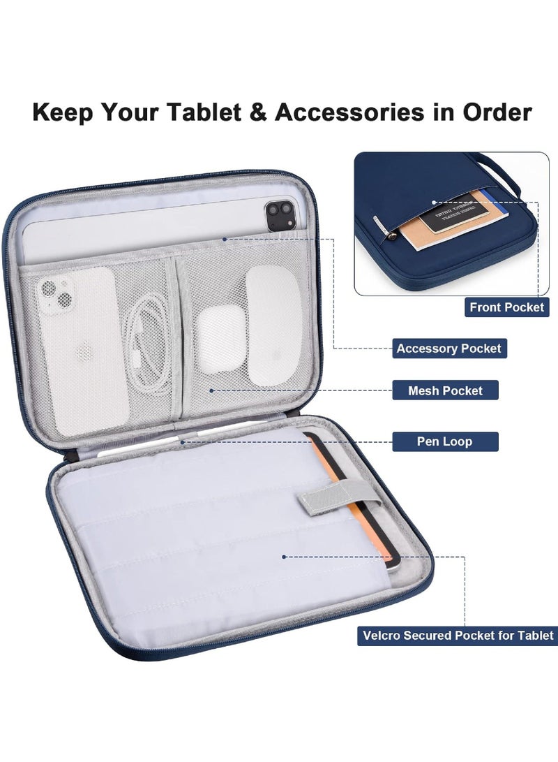 روك بو الكمبيوتر اللوحي القضية 2022 | 11 | 10.2 | 10.9 | الهواء باد 5 4 | 10.5 | الهواء باد 3 2 | 9.7 | باد غالاكسي تاب A8 10.5 حقيبة واقية - Image 3