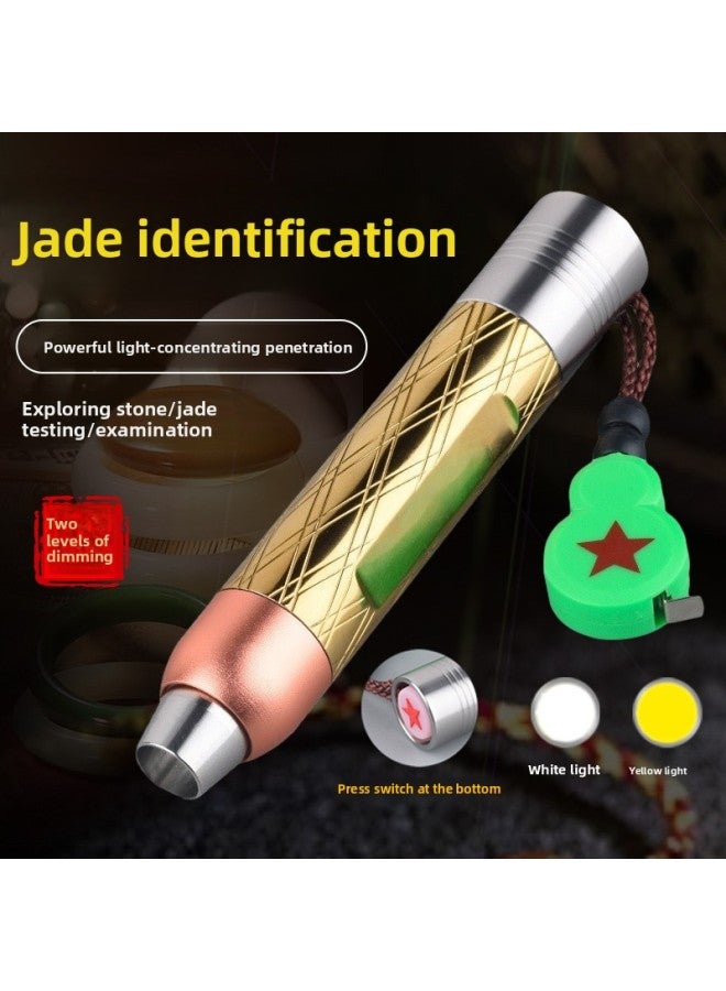 Jade Identification Flashlight Factory In Stock Wholesale Jewelry Jade Professional Strong Light Detection Multi-function Identification Flashlight 