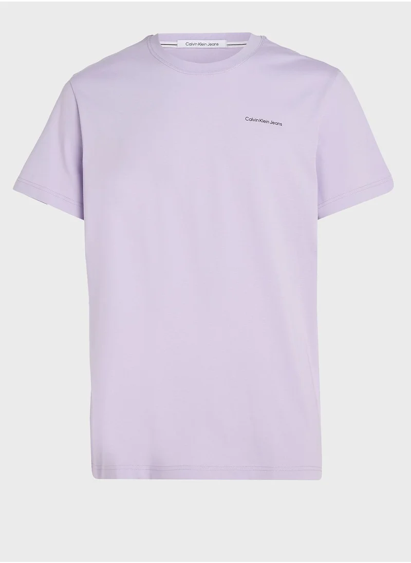 Calvin Klein Jeans Logo Crew Neck T-Shirt