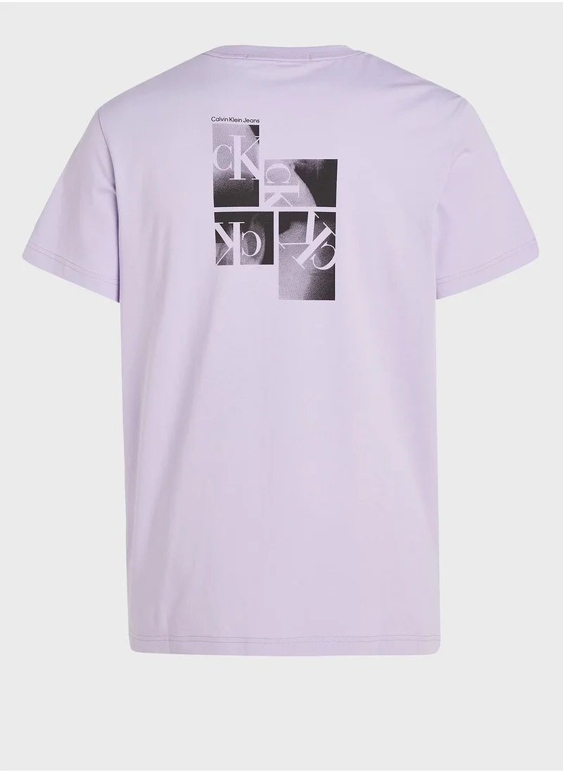 Calvin Klein Jeans Logo Crew Neck T-Shirt