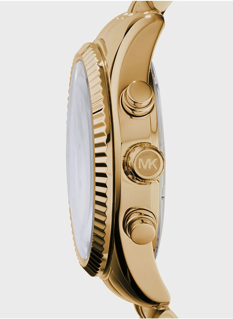 Michael Kors Lexington Steel Strap Analog Watch