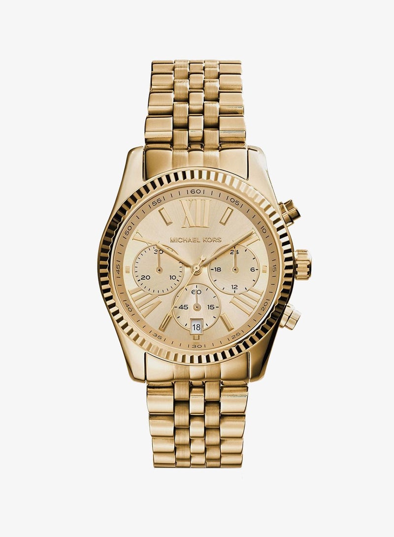 Michael Kors Lexington Steel Strap Analog Watch - Image 1