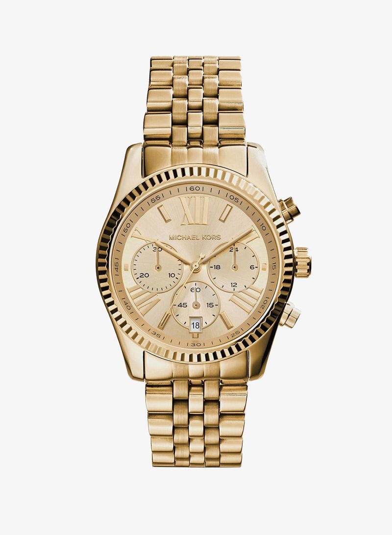Michael Kors Lexington Steel Strap Analog Watch - Image 4