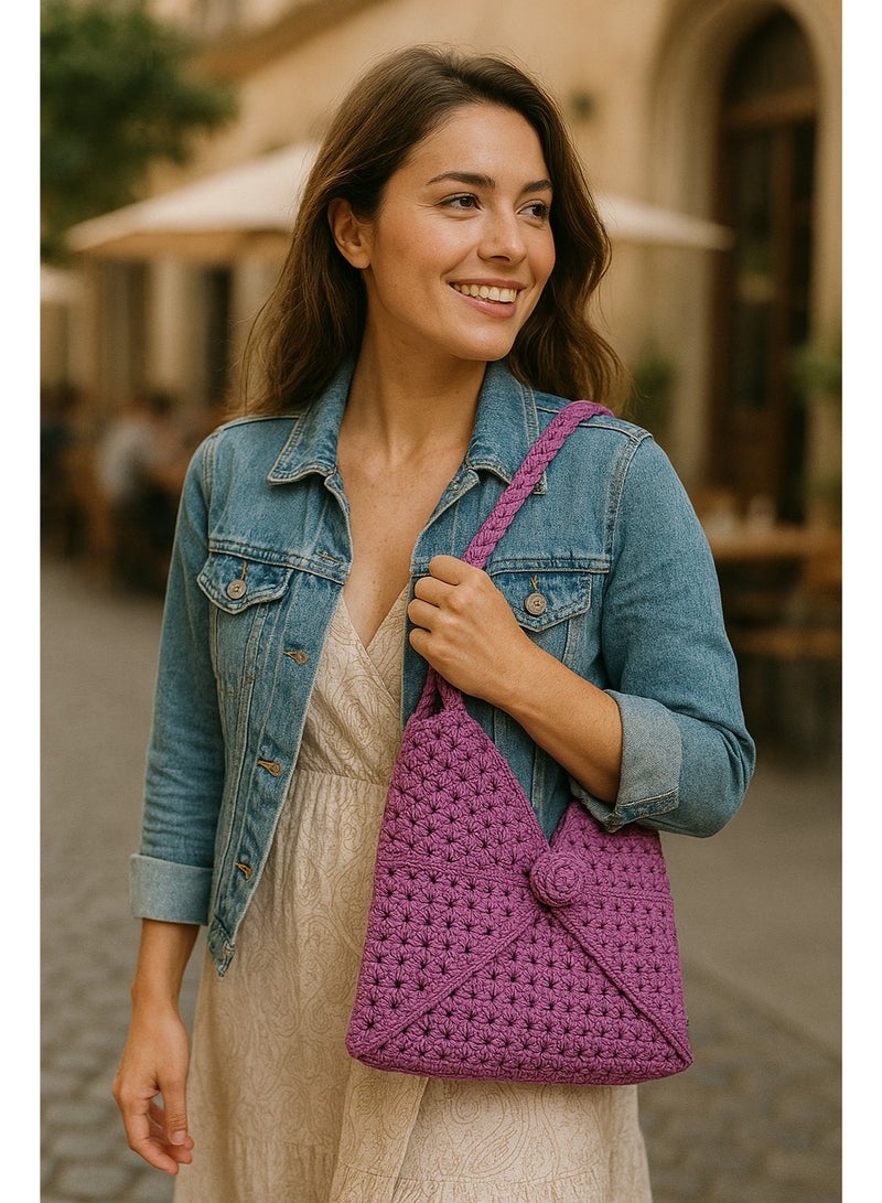 RandSac Twighlight Lavender Purple Tote Handbag - Image 3