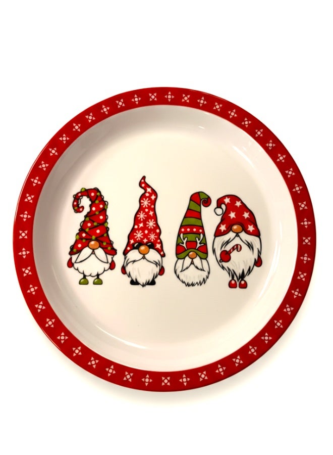 Feelings Kids Plate, Melamine – Christmas Design, 21 cm - Image 1