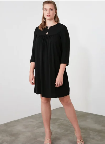 trendyol Button Detail Dress