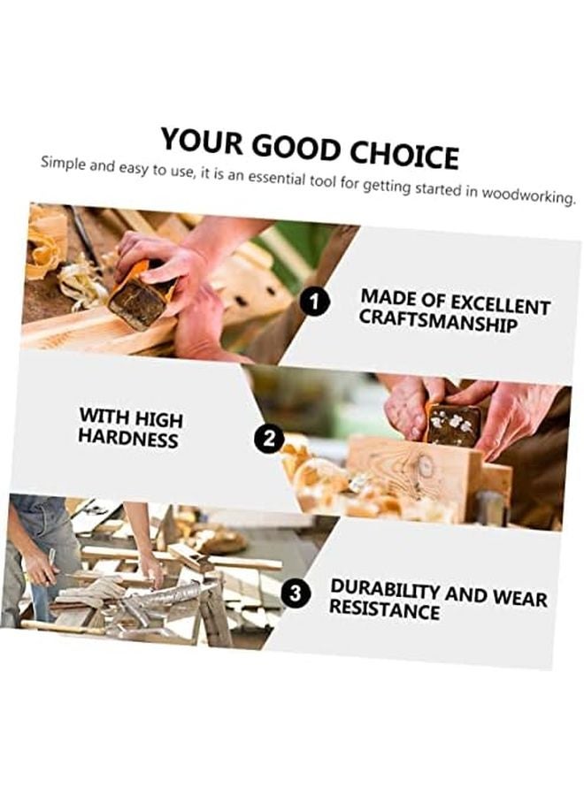 Light Brown Handheld Wood Planer 35X6cm Woodworking Tool For Home And Professional Use - Image 5