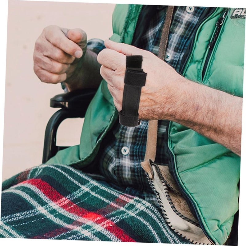 2Pcs Adaptive Utensil Holder Hand Strap Cuff For Elderly Eating Assistance Portable Elastic Aid - Image 5