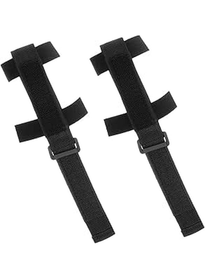 2Pcs Adaptive Utensil Holder Hand Strap Cuff For Elderly Eating Assistance Portable Elastic Aid - Image 1