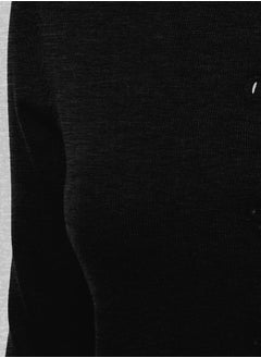 Gothden Women Basic Lightweight Button Down Crewneck Cardigan Jumper Black  - Image 3