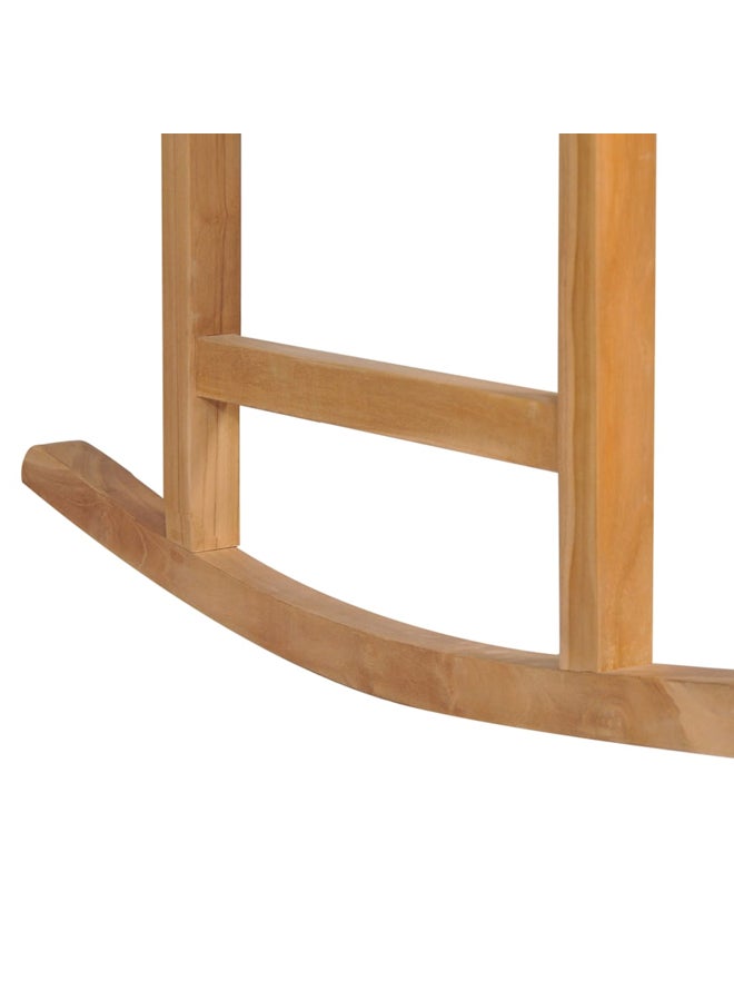 vidaxl Rocking Chair Solid Teak Wood 44992 - Image 2