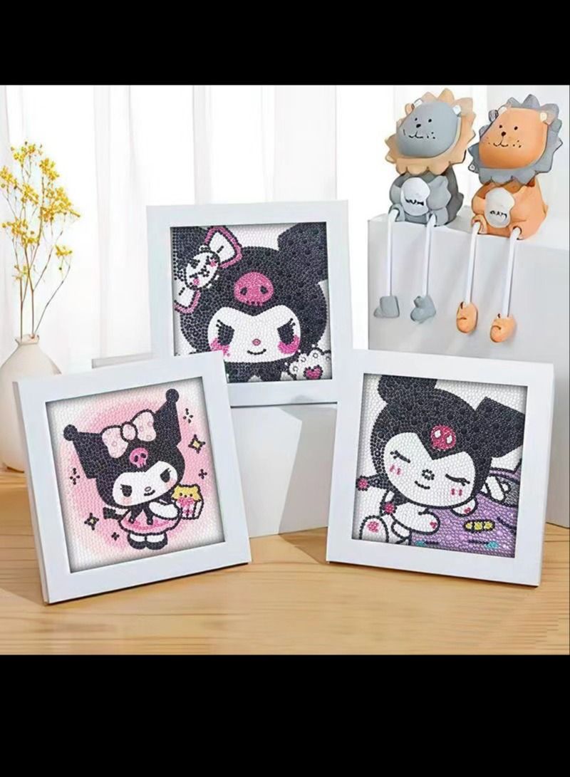 مجموعة طلاء كورومي الماسية مع إطار وأدوات، لوحة فنية يدوية ماسية خماسية الأبعاد، ملصقات طلاء ماسية، لوحة ماسية - Image 2