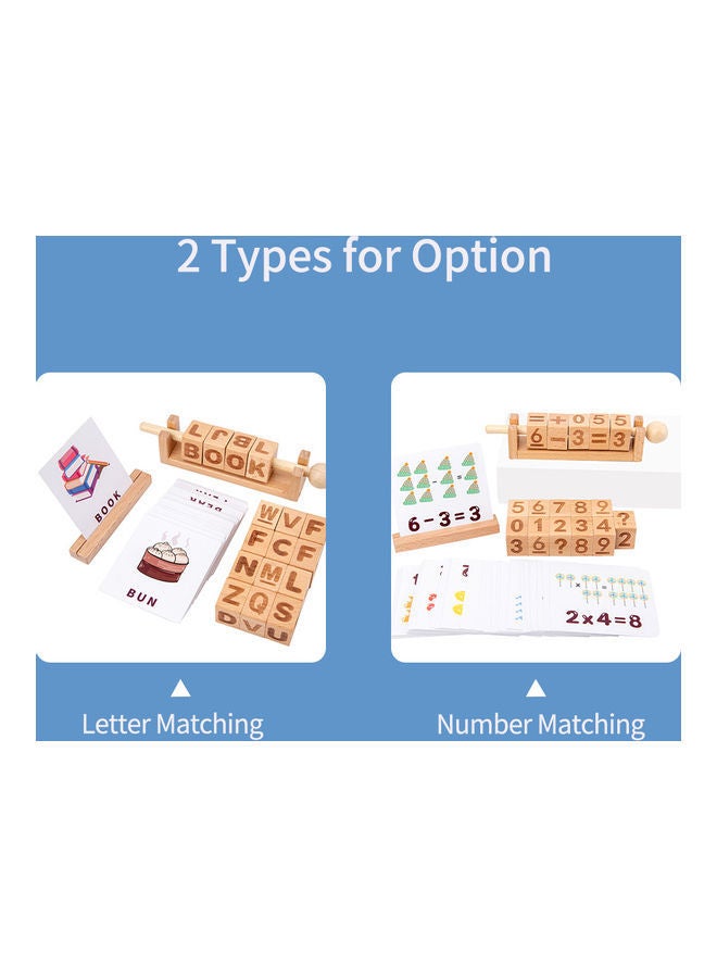 NIBEMINENT 50-Piece Wooden Number Blocks - Image 5