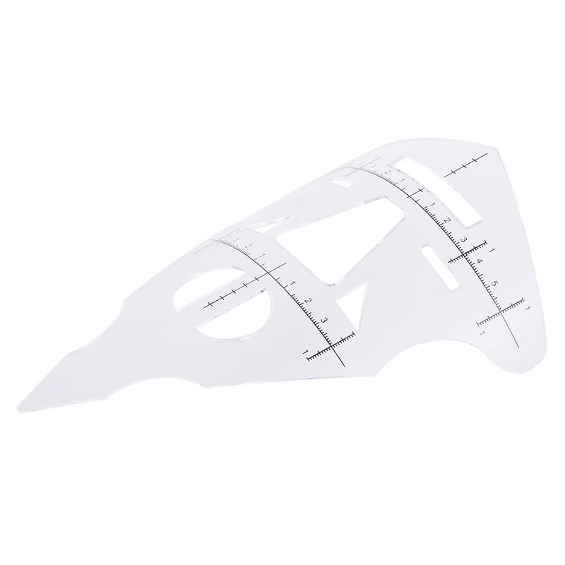 Eyebrow Ruler Tattoo Eyebrow Guide Ruler Permanent Eyebrow Lip Makeup Shaper Microblading Eyebrow Measurement Tools - Image 2