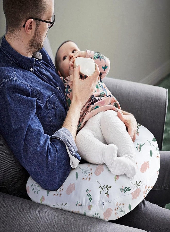 LittleDuds Baby Feeding Pillow for New Born Baby, Breastfeeding & Nursing Pillow with Removable Cover, Infant Support Cushion for 0–24 Months, Tummy Time Pillow | Cottage Care (Little Bunny) - Image 4