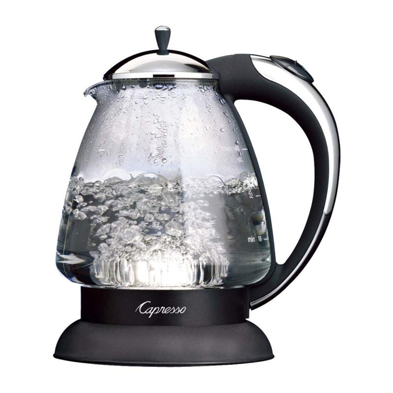 Capresso 259 Water Kettle, 10" x 8.25" x 6.25", Polished Chrome - Image 1