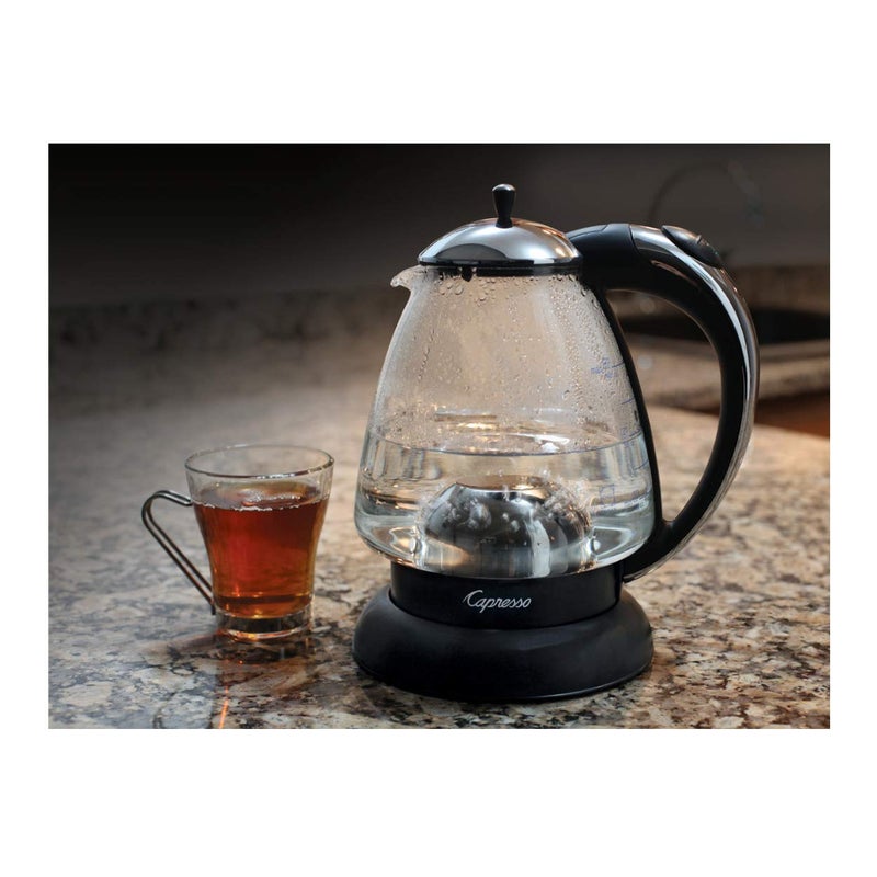 Capresso 259 Water Kettle, 10" x 8.25" x 6.25", Polished Chrome - Image 3