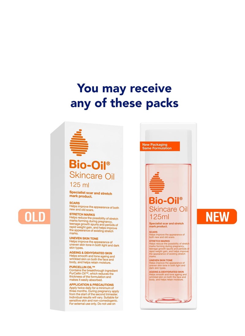 Bio Bio-Oil Original Skincare Oil suitable for Stretch Marks Scar Removal Uneven Skin Tone Vitamin E All Skin Types125ml  - Image 4