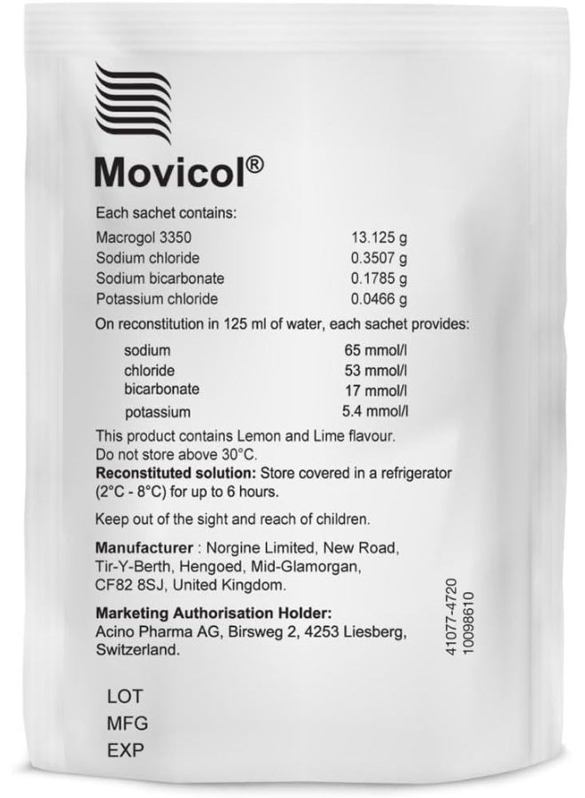 Movicol 13.8g Sachet, Powder for Oral Solution 20’s - Image 3