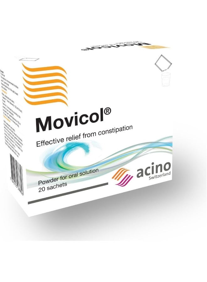 Movicol 13.8g Sachet, Powder for Oral Solution 20’s - Image 1