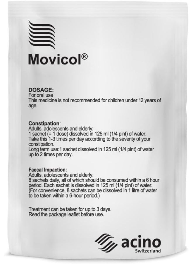 Movicol 13.8g Sachet, Powder for Oral Solution 20’s - Image 4