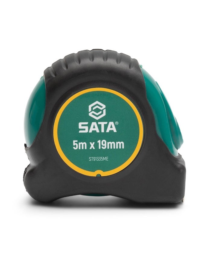 Sata SATA GL91336ME Rubber Grip Tape Measure Metric/SAE Scale 8m/26ft x 25mm  - Image 2