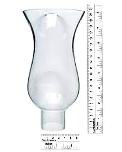 B&P Lamp® Royal Craft 1 5/8" X 8 1/4" Clear Hurricane Shade - Image 3