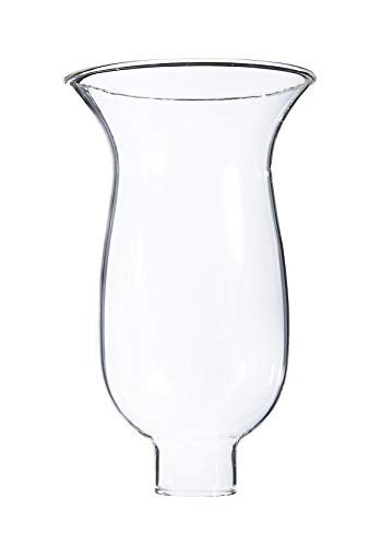 B&P Lamp® Royal Craft 1 5/8" X 8 1/4" Clear Hurricane Shade - Image 1