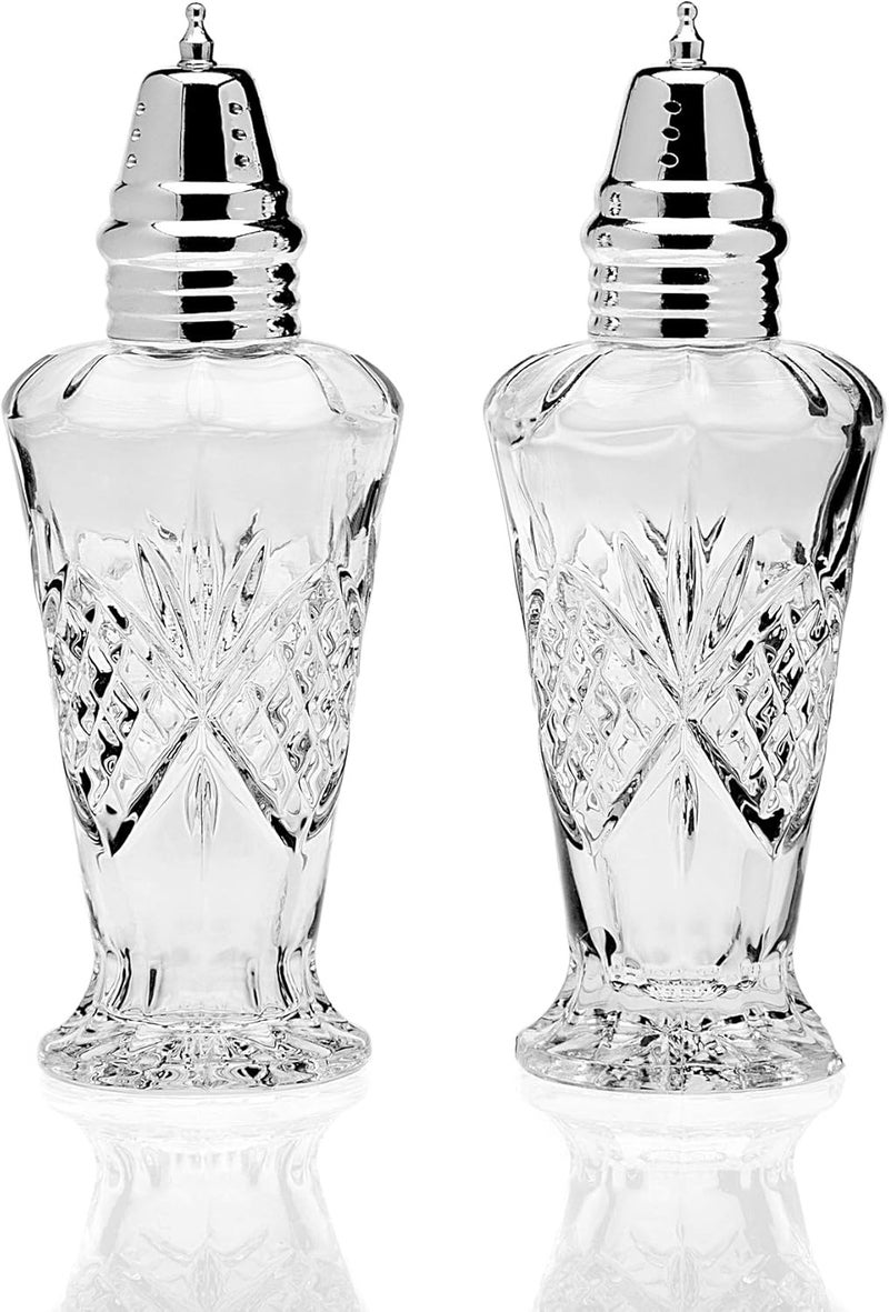Dublin Salt and Pepper Shaker Set, Clear