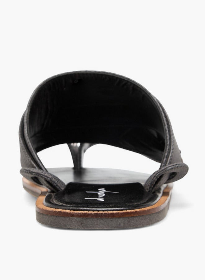 الواحة صنادل عربية مطرزة سهلة الارتداء بحلقة إصبع - Image 5