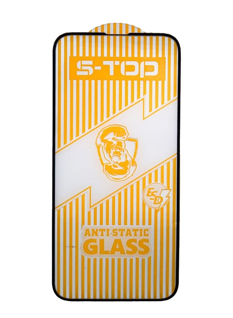 اس-توب غطاء واقي شاشة زجاجي لهاتف آيفون 14برو أسود - Image 1