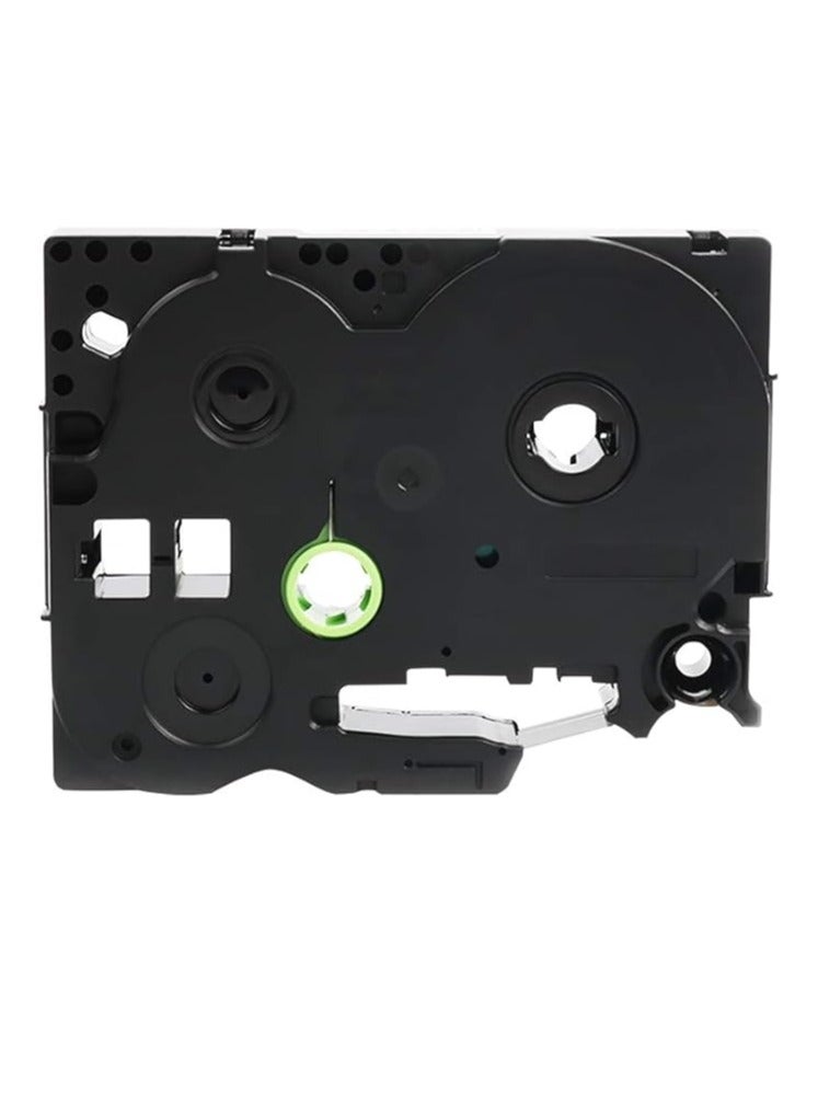 Terabyte 36 mm x 8 meter Compatible TZe Label Tape Cartridge for P-Touch Label Printers… (Black on White) - Image 3