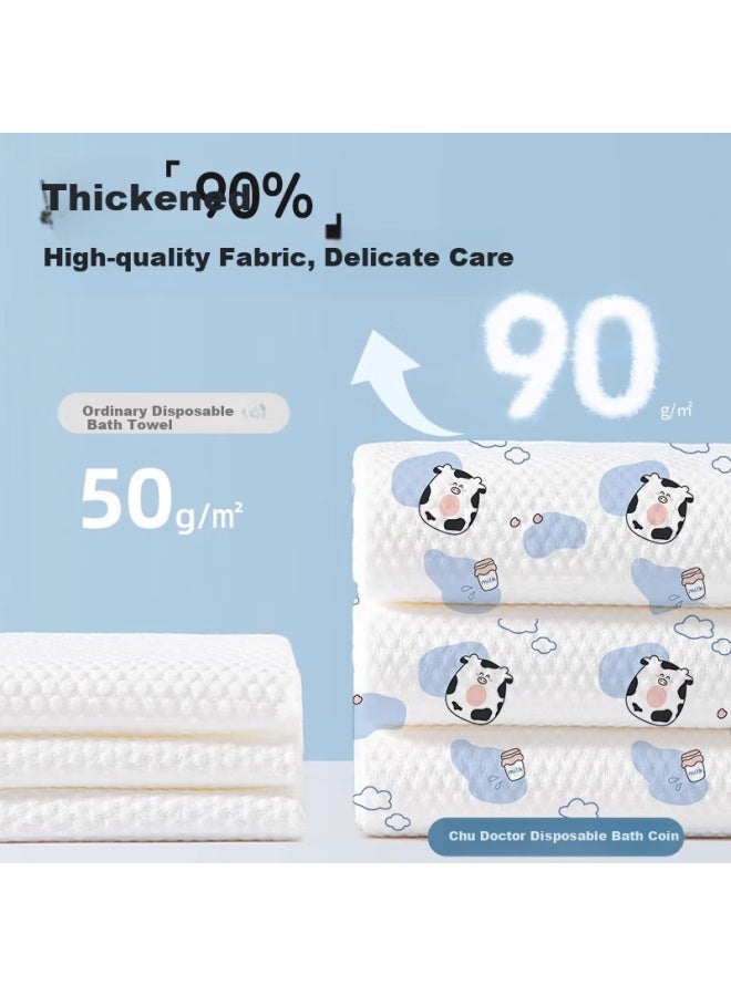 Dr.chu Disposable Bath Towel Soft Thickened Oversized Towel Instant Absorption Hotel Travel Business Portable Bath Towel - Image 2