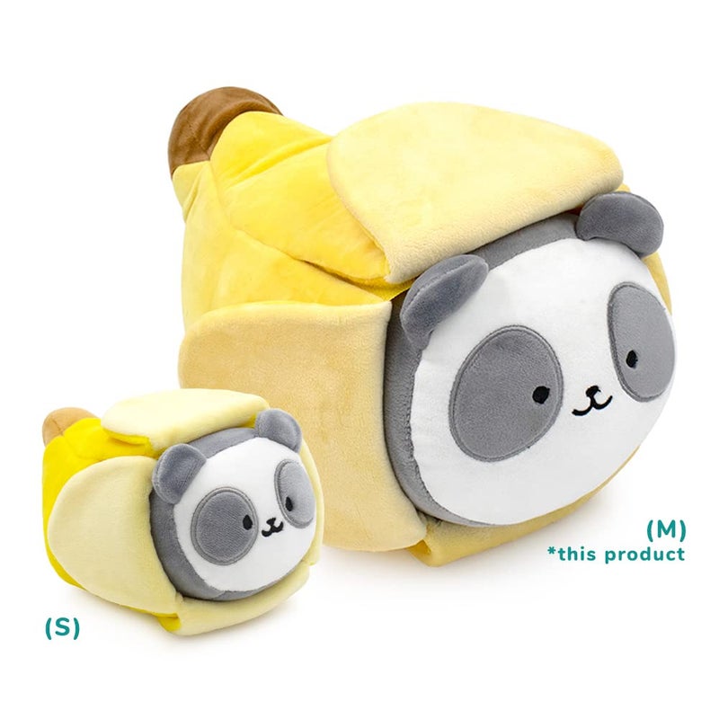 Anirollz Stuffed Animal Plush Toy - Official Roll Blanket Outfitz Doll |Soft  Squishy  Warm  Cute  Comfort  Safe| Banana Pillow with Panda Bear - Birthday Decorations Gift 12"" Pandaroll - Image 4
