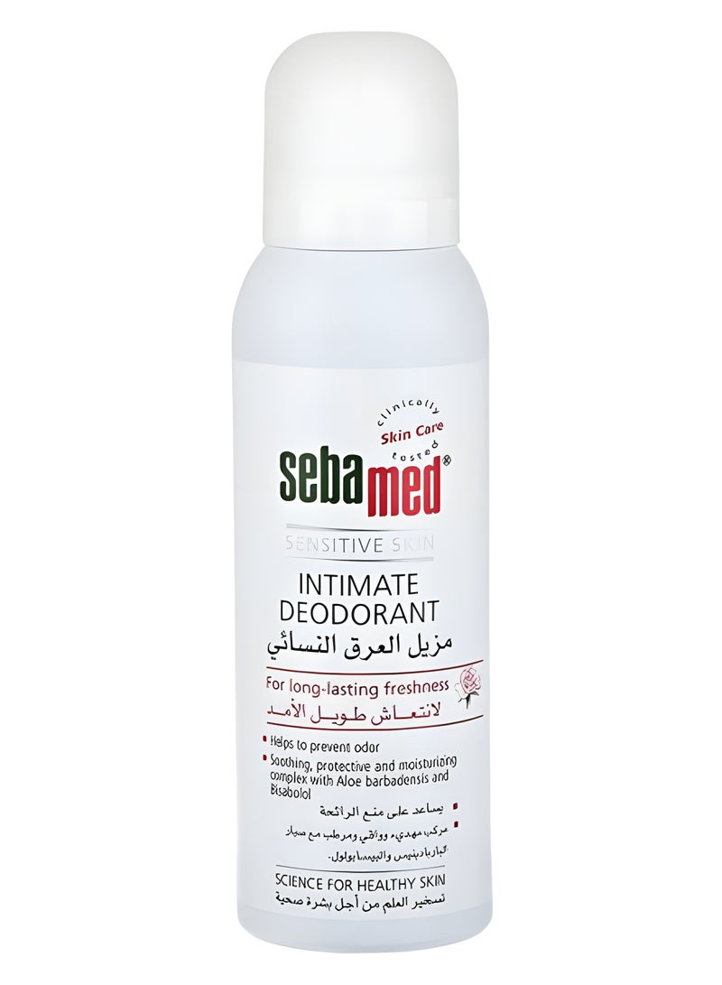 Sebamed SENSITIVE SKIN INTIMATE DEODORANT For long-lasting freshness 125ml - Image 1