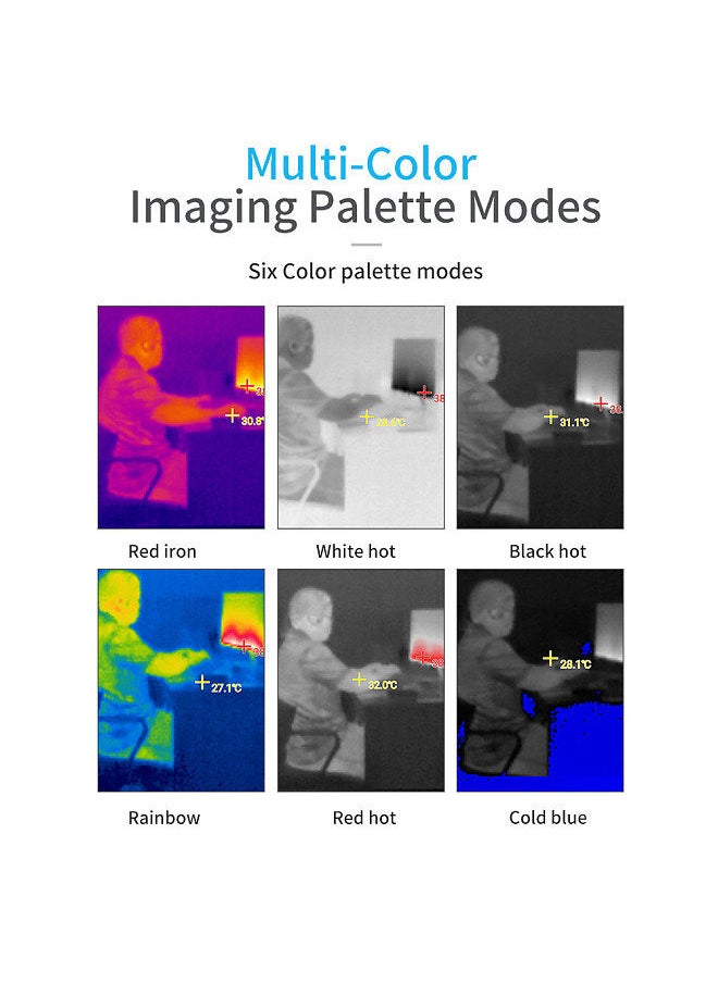 NOYAFA - NOYAFA NF-583S USB C IR Infrared Thermal Imager Mini Thermal Imaging Camera for Smartphone with 160*120 IR Resolution 35°FOV－15℃~600℃ 25Hz Thermographic Camera - Image 1