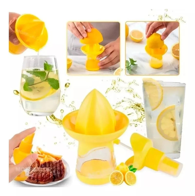 LASALE LASALE Citrus Lemon Juicer With Spray And Container Design For Home and Kitchen Use  - Image 4