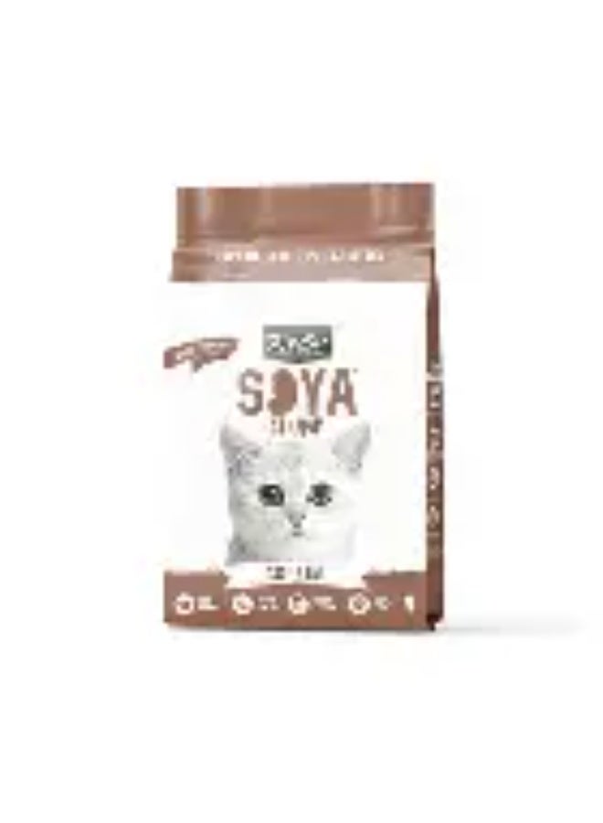 كيت كات صويا كلومب رمل قطط من فول الصويا - قهوة 7 لتر