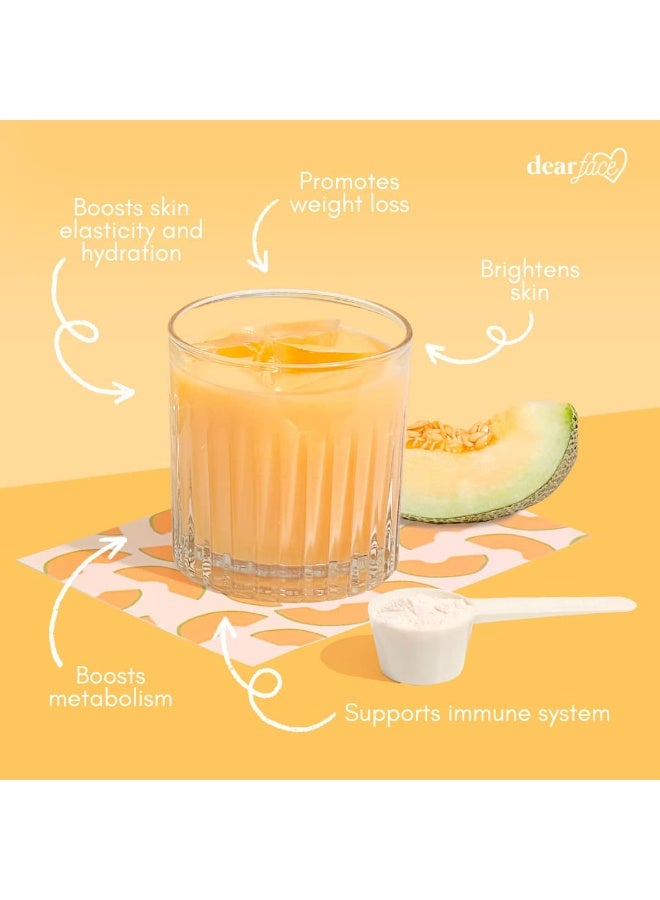 Dear Face Beauty Milk Melon Collagen Drink (500g) - Image 3