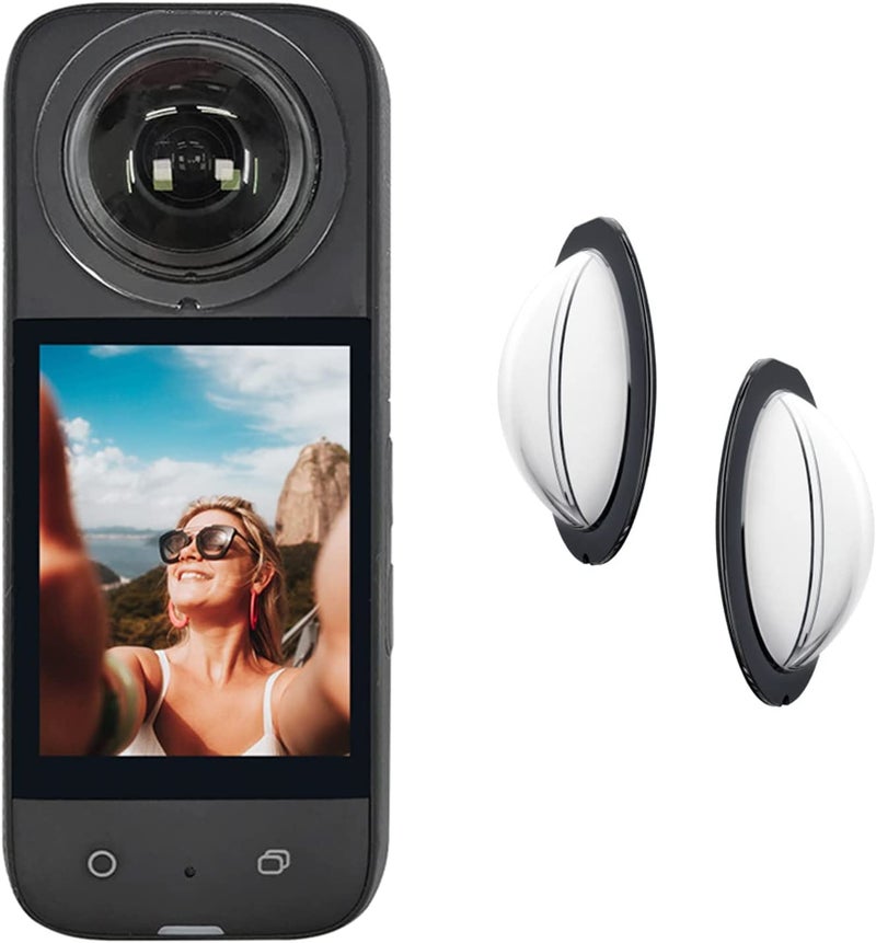 GetZget ® Combo Tempered Film For Insta360 One X3 Screen Glass Protector & Lens Protective cover Cap accessories - Image 5