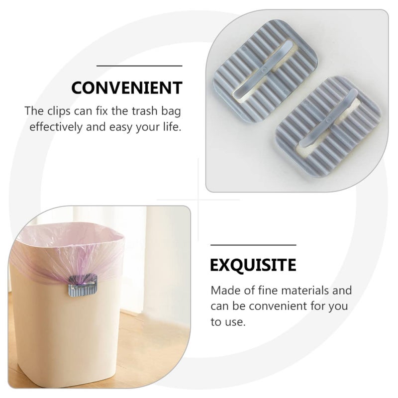 DOITOOL Anti-Slip Garbage Bin Clip, 32 Pieces, Grey - Image 4