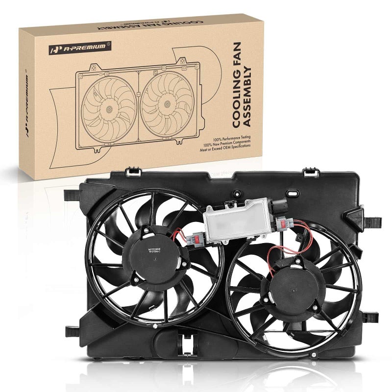 APremium Engine Radiator Cooling Fan Assembly Compatible with Select Ford Lincoln Models Fusion 20102012 MKZ 20102012 Replace 9E5Z8C607C