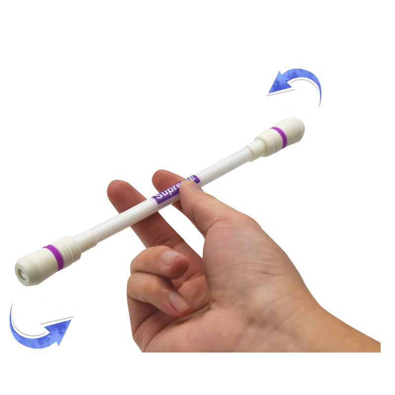 Lopenle 8PCS Novelty Spinning Pens Twirling Gel Pen for Finger Rotating Stress Releasing,Spin Mod Pen Writable Pen for Adults Student Office Supplies - Image 2