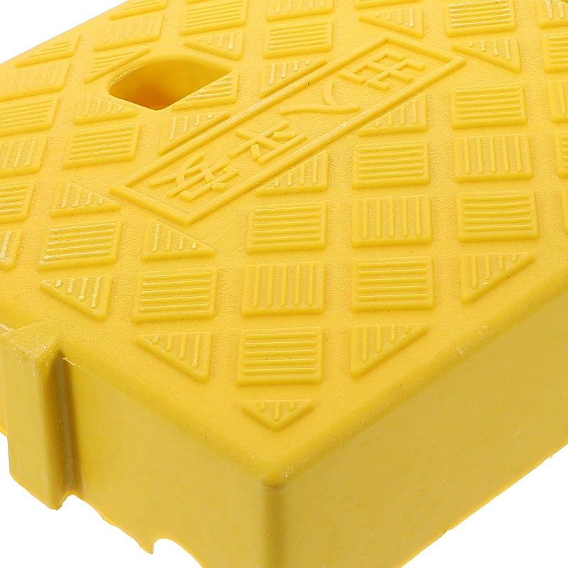 Plastic Curb Ramp 25x27x7cm Portable Speed Ramp for Driveway Sidewalk Wheelchair Loading - Image 4